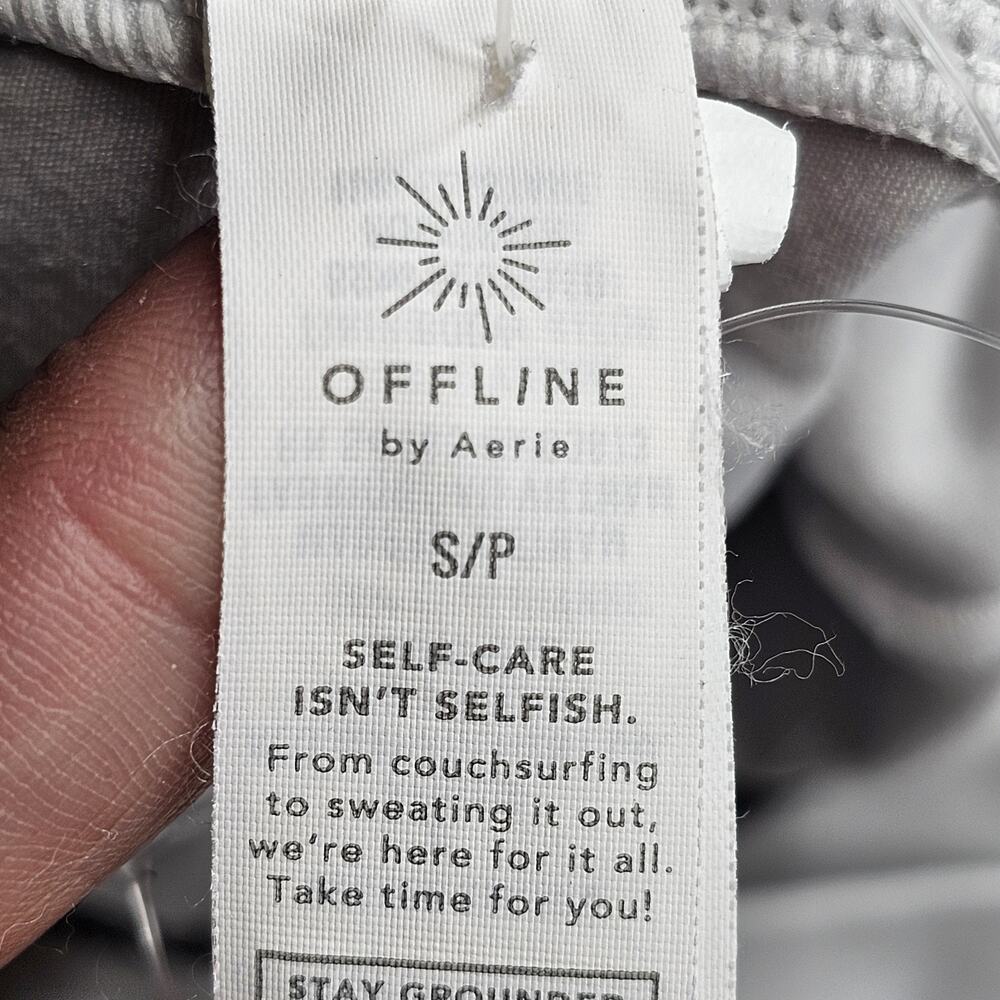 Offline By Aerie Womens S Real Me Crossover Flowy Short White Coastal Summer - Picture 9 of 12